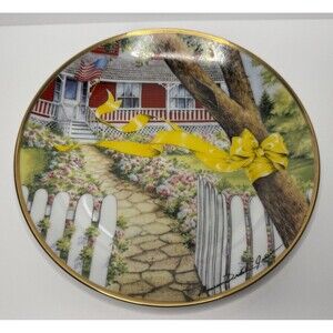 HOME COMING Limited Edition Fine Porcelain Plate by Maureen Drdak-Jensen